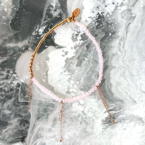 LINCOLN CENTER| LACELET ROSE GOLD