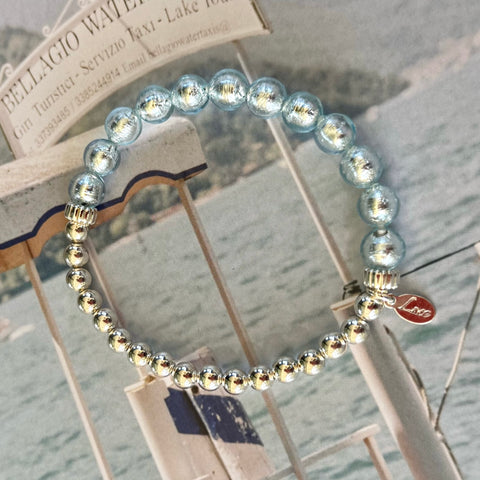 CINQUE TERRE | MURANO LACELET STERLING SILVER