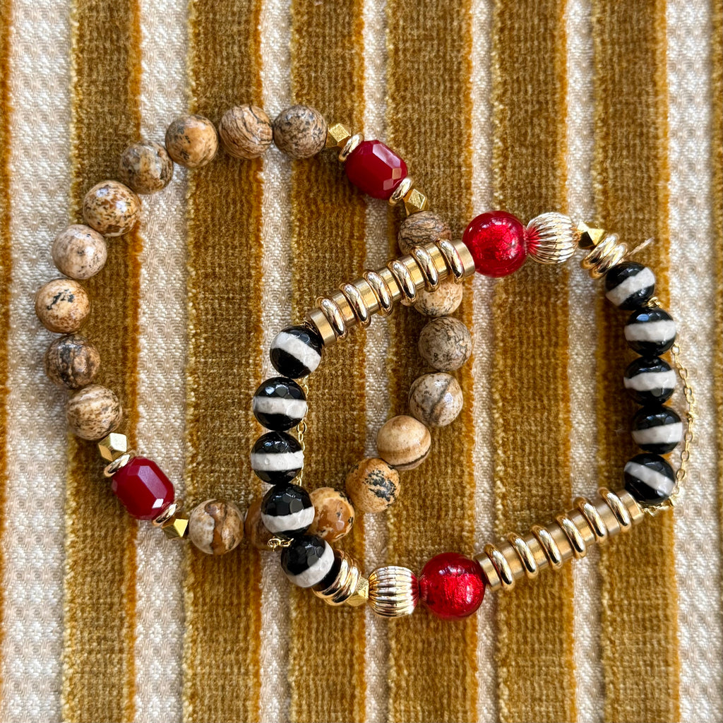 || COCOANUT ROW || 14k + 24k MURANO