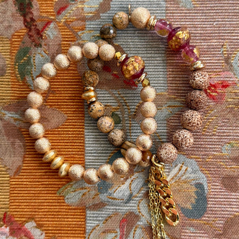 || THIRD STREET S.|| 14k + 24k MURANO