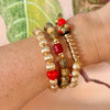 || COCOANUT ROW || 14k + 24k MURANO